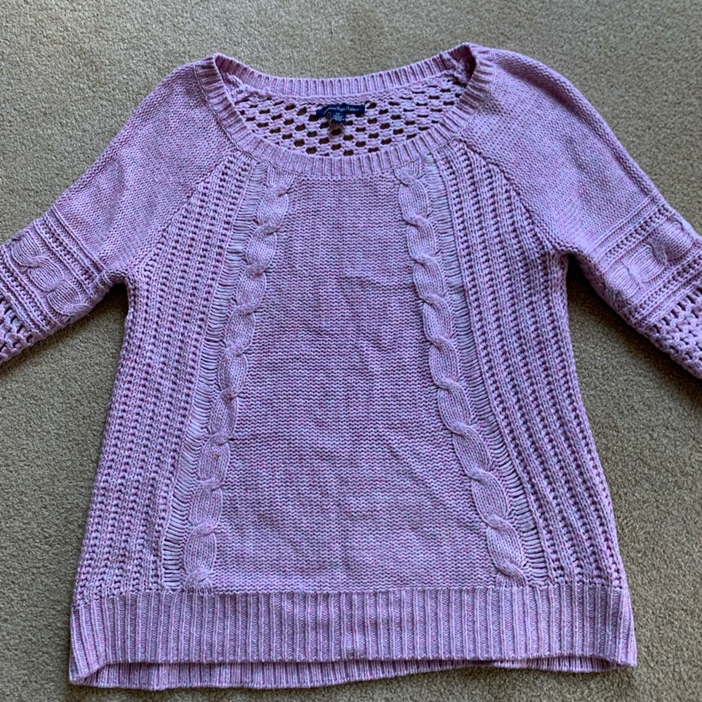 Ladies Pink American Eagle Sweater.  Size S $12